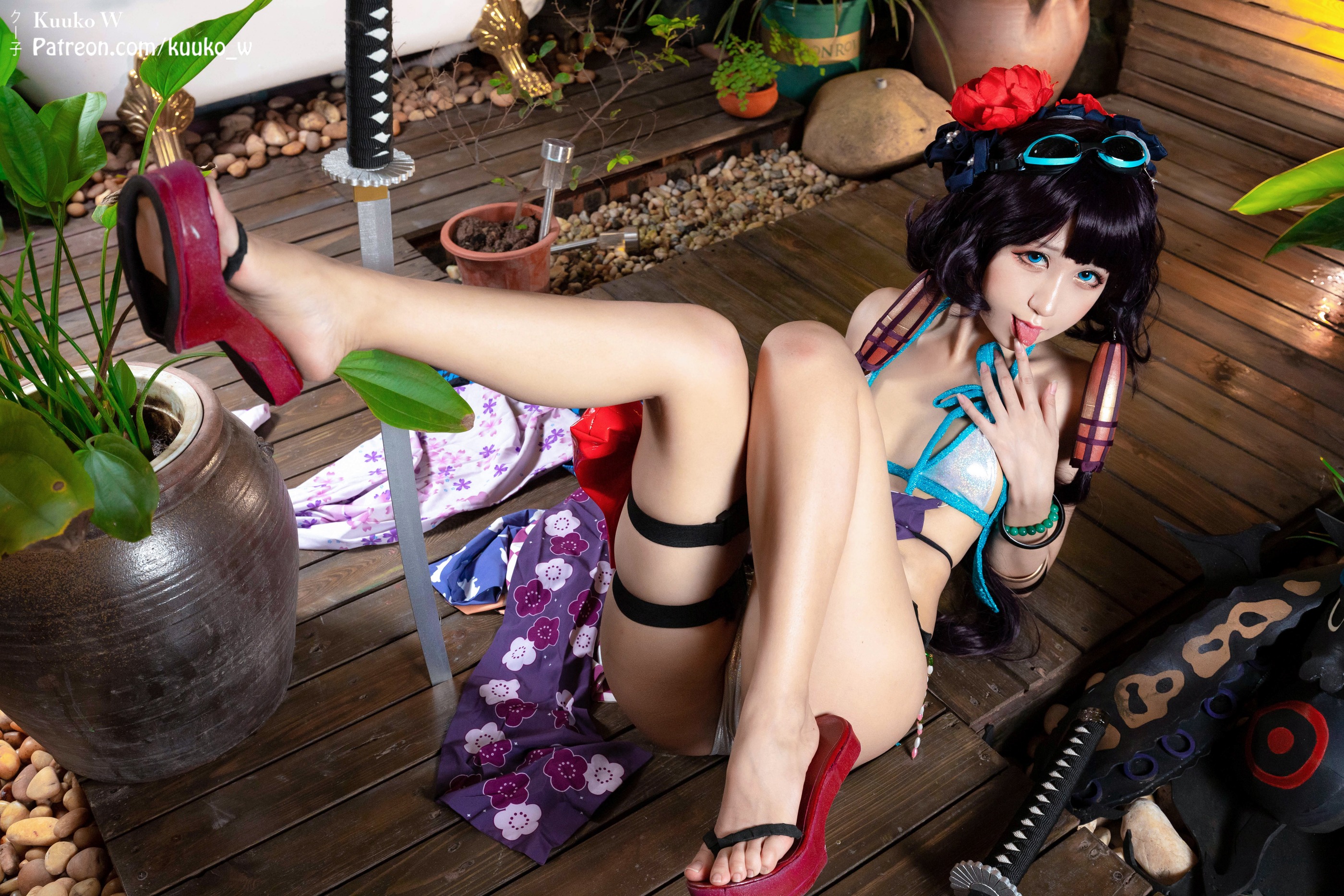 图片[1]-Kuuko W – NO.016 Houkusai Saber[26P]-XikXak